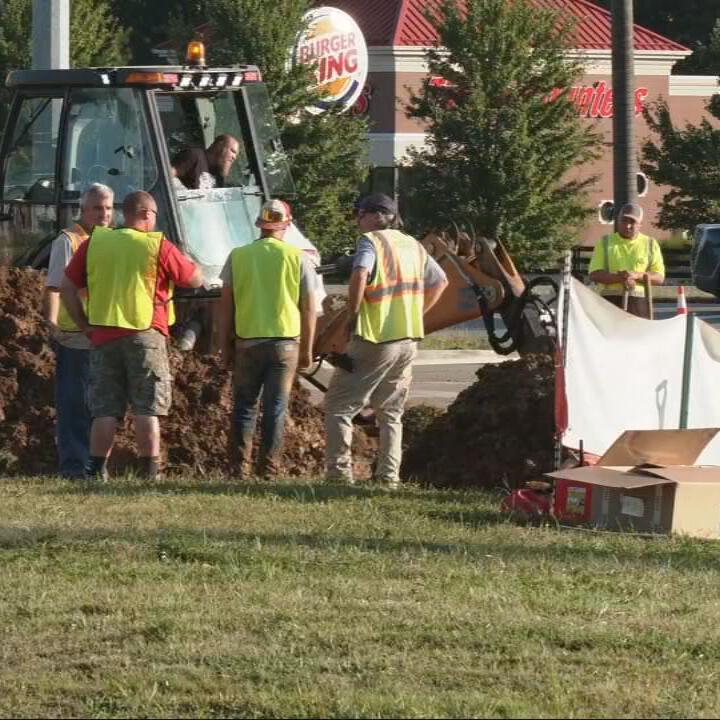 Mt. Washington water line break